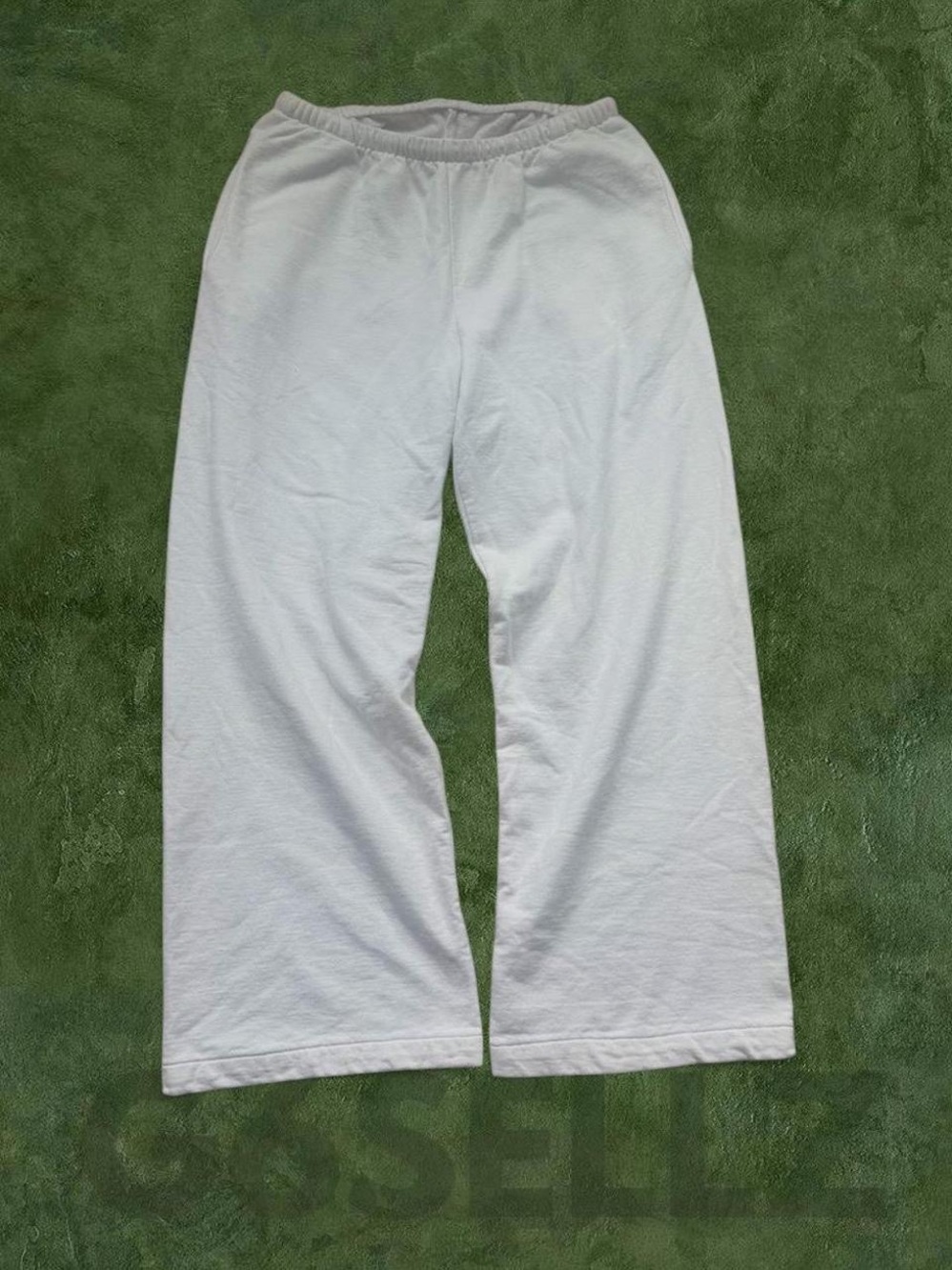 Yeezy White Men's Elastic Waist Sweatpants
